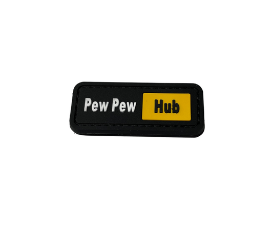 PEW PEW Hub Velcro PVC Patch - Gel Blaster Parts & Accessories For Sale