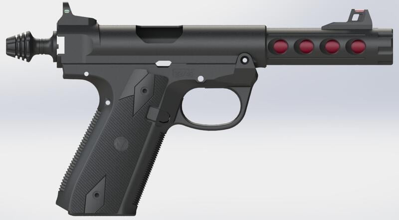 Action Army AAP-01 Assassin Ruger GBB Pistol - Gel Blaster Guns, Pistols, Handguns, Rifles