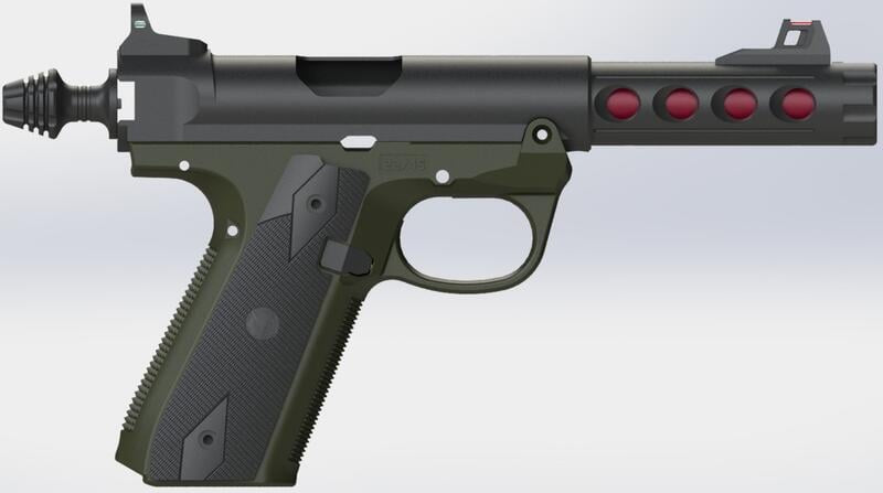 Action Army AAP-01 Assassin Ruger GBB Pistol - Gel Blaster Guns, Pistols, Handguns, Rifles