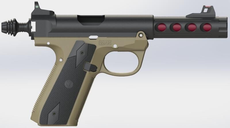 Action Army AAP-01 Assassin Ruger GBB Pistol - Gel Blaster Guns, Pistols, Handguns, Rifles