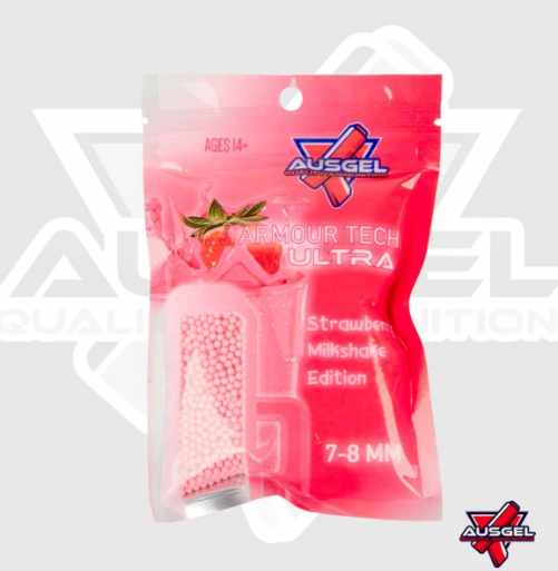Armour Tech - ULTRA Strawberry Milkshake Edition - Gel Blaster Ammunition Gel Balls For Sale