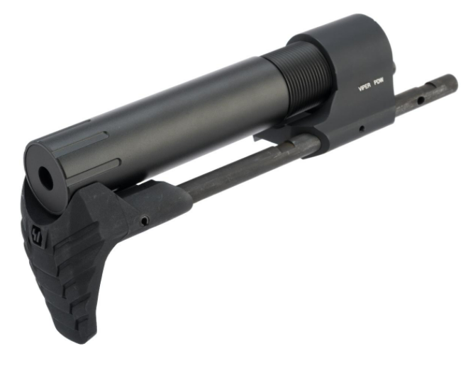 Viper PDW Rapid Deployment Stock for M4 AEG Rifles - Black - Gel Blaster Parts & Accessories For Sale