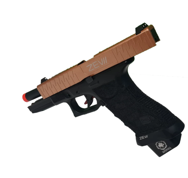 Atomic Armoury x Double Bell ZEV Glock - Bronze - Gel Blaster Guns, Pistols, Handguns, Rifles For Sale