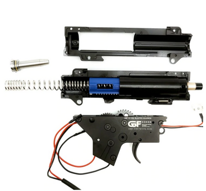 GBF "Black Widow" CNC Split Gearbox - Gel Blaster Parts & Accessories Gearbox For Sale