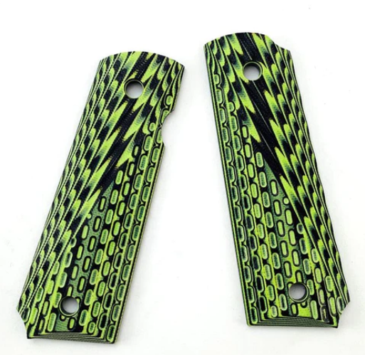 Green Tactics G10 Pistol Grip Set for Golden Eagle 1911 V10 GBB Pistols - 