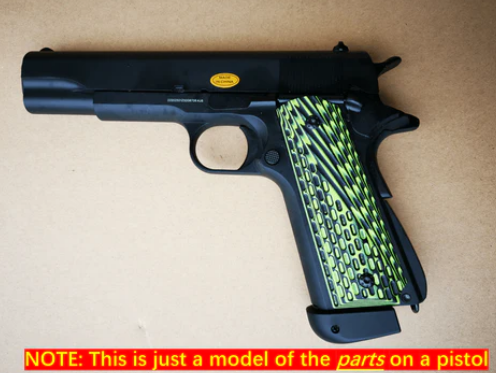 Green Tactics G10 Pistol Grip Set for Golden Eagle 1911 V10 GBB Pistols - 