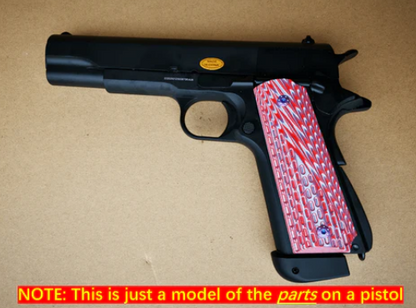 Red Tactics G10 Pistol Grip Set for Golden Eagle 1911 V10 GBB Pistols
