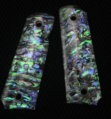 New Zealand Paua Shell G10 Pistol Grip Set for Golden Eagle 1911 V10 GBB Pistols