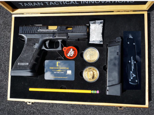 Double Bell G17 TTI John Wick Wood Case Edition - Gel Blaster Guns, Pistols, Handguns, Rifles For Sale