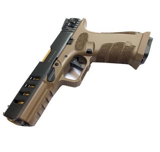 APS Shark GBB Pistol - Tan Full Auto (co2) - Gel Blaster Gun