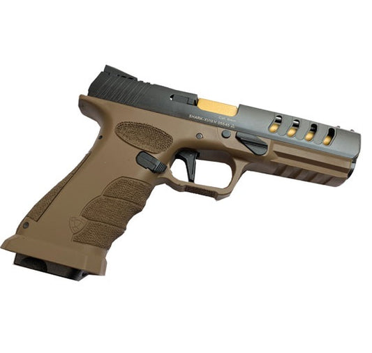 APS Shark GBB Pistol - Tan Full Auto (co2) - Gel Blaster Gun