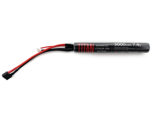 TITAN 3000mAh 7.4v Stick T-Plug Deans - Gel Blaster Parts & Accessories For Sale - Sting Ops Tactical
