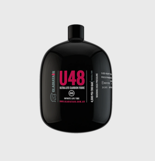 GladiatAir - U48 - Ultralight 48ci 4500psi Tank (includes regulator)  - Gel Blaster Parts & Accessories For Sale