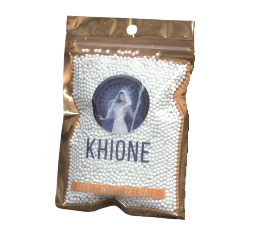 KHIONE Ultra Hard White Gels - Gel Blaster Ammunition Gel Balls For Sale