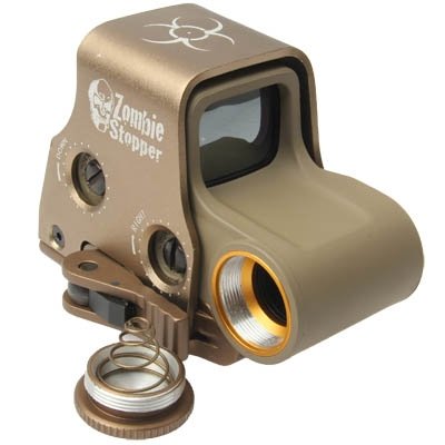 556 EOTech 'Zombie Stopper' HWS Sight Rifle Scope – Tan - Gel Blaster Parts & Accessories For Sale