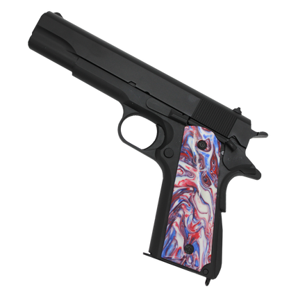 Custom 1911 Black GBB Pistol with Marble Grips (Gas) - Gel Blaster Guns, Pistols, Handguns, Rifles For Sale