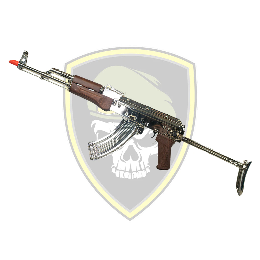 Double Bell Silver AKS-47 Real Wood