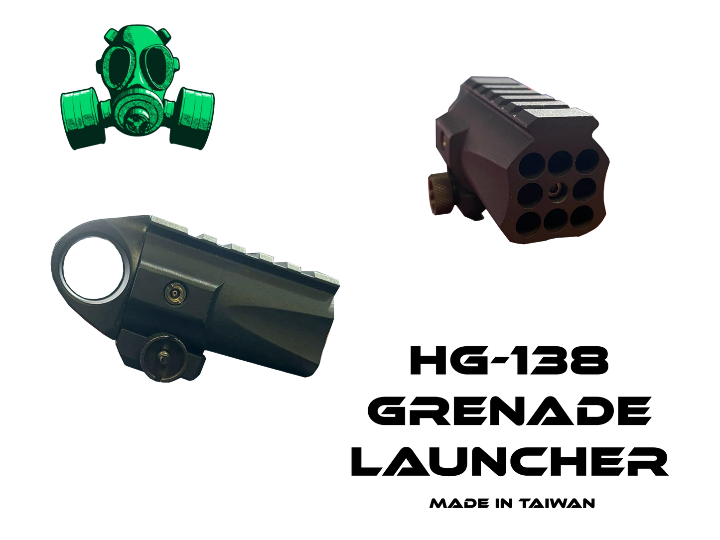 Atomic Armoury HG-138 Grenade Launcher - Gel Blaster Accessories For Sale