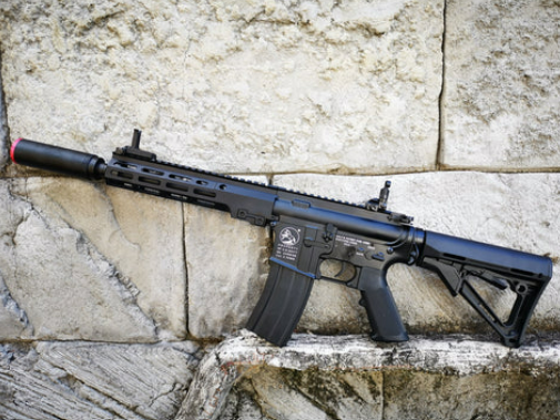 Double Bell MK16 URGI 10.3" (Black) - Gel Blaster Accessories For Sale