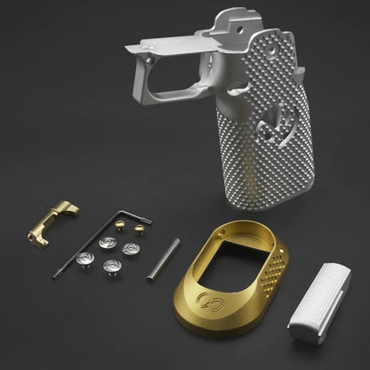 Hi-Capa CNC Aluminum Grip Set to suit TM Spec Pistols - Gel Blaster Guns, Pistols, Handguns, Rifles For Sale