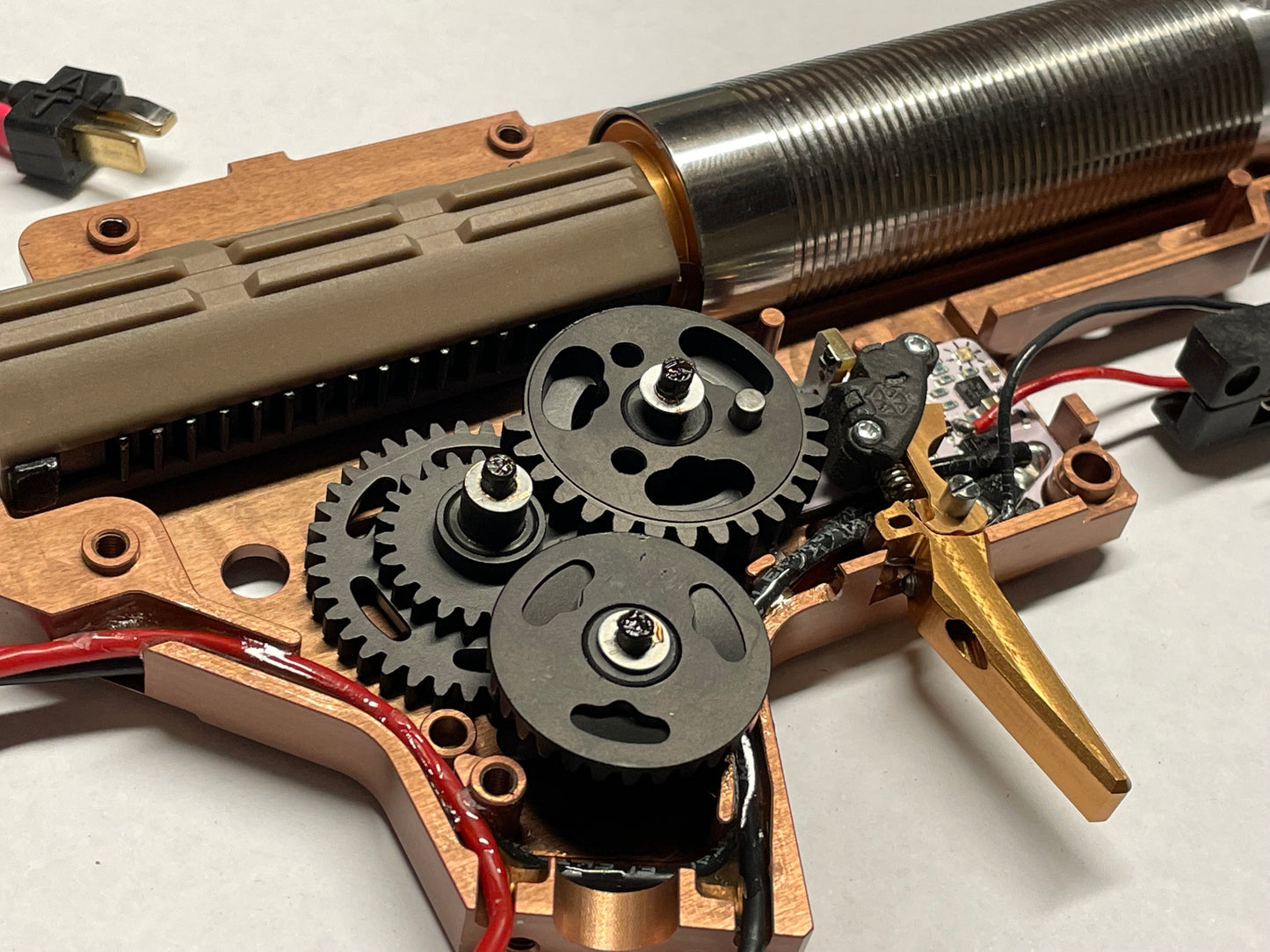Aztech Scythe V2 complete build drop in CNC Gearbox - Gel Blaster Parts & Accessories Gearbox For Sale