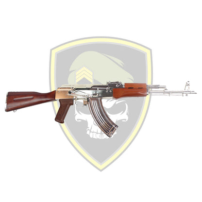 Double Bell Silver AK-47 Real Wood classic version 