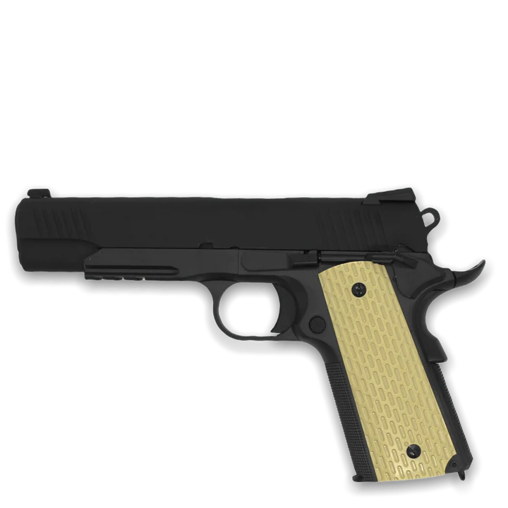 WE TECH 1911 KIMBER GELSOFT GAS BLOWBACK PISTOL - BLACK - Gel Blaster Guns, Pistols, Handguns, Rifles For Sale