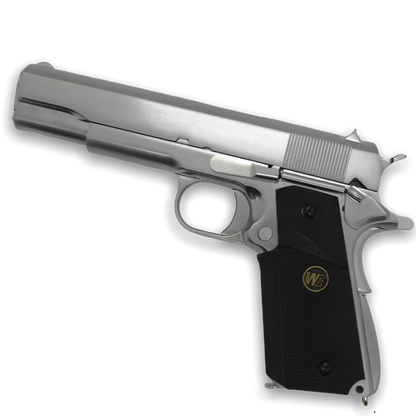 WE TECH 1911 MEU GELSOFT GAS BLOWBACK PISTOL - CLASSIC GRIPS - Gel Blaster Guns, Pistols, Handguns, Rifles For Sale